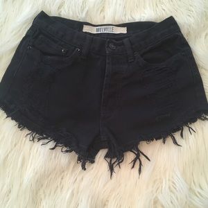 BNWT High Waisted Navy Brandy shorts size 24/25